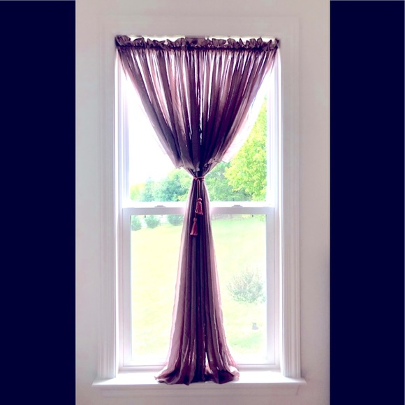 Set/2 sheer Window panels - Picture 4 of 10